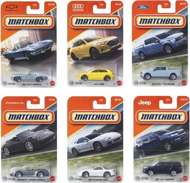 Matchbox 1:64 Basic 24-Piece Car Collection K Assortment  [COLLECTIBLES] Ships IN OWN Container , Toy Car, Assortment