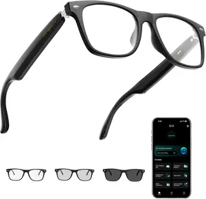 AI Smart Glasses for Men and Women with Chat GPT, Bluetooth Translation Glasses with 164 Languages and Color-Change Lens, Music Playback & Hands-Free Calls, UV & Blue Light Protection