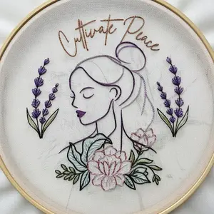 Cultivate Peace Embroidery Kit