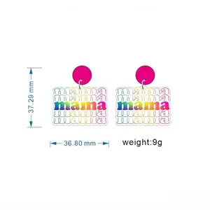 Neon Mama Earrings