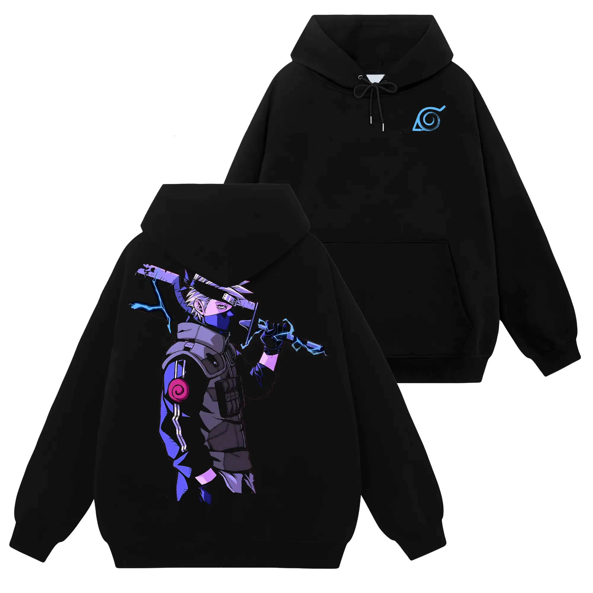 [Shinobi Shop] Limited Kakashi Hatake - Naruto Shippuden #122 Hoodie T-Shirt Sweatshirt, Retro Vintage Unisex Graphic 90s Cotton, Gift For Wibu, Anime Manga Y2K Streetwear Apparel Everyday