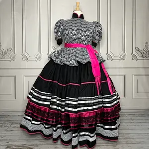 Adelita Charra Dress - Laced top