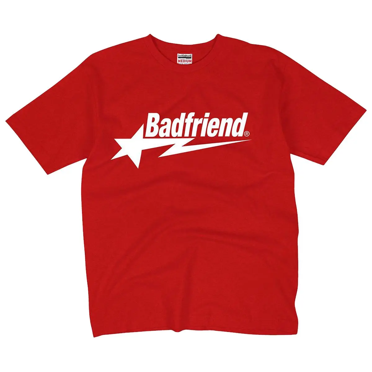 BADFRIEND STAR LOGO TEE - RED
