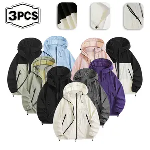 2026 Summer Hooded Sunscreen Clothing Skin Clothes Men's Summer Ultra Thin Breathable Outdoor Fishing Skin Windbreaker Fishing Sunscreen Coat