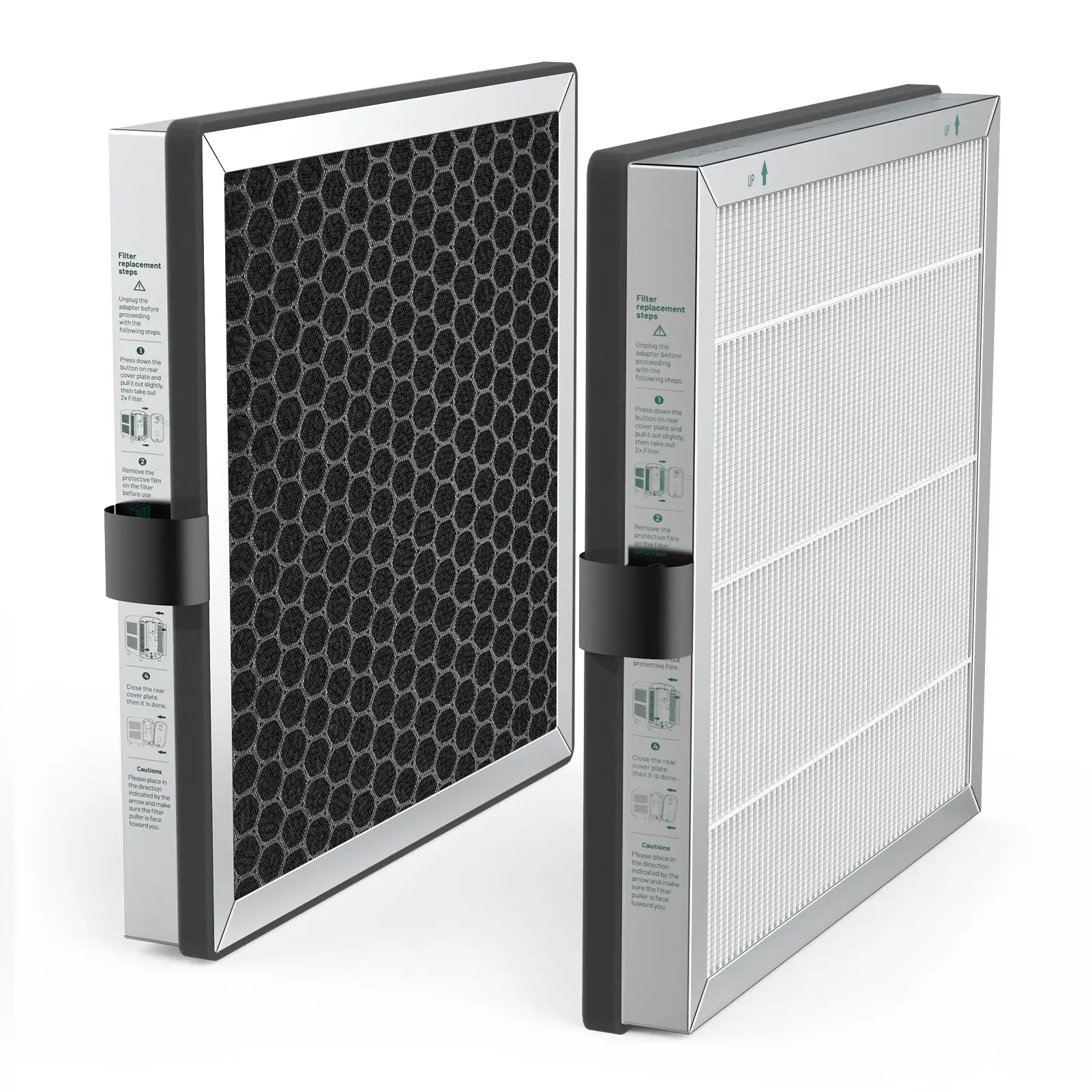 Jafanda air purifier JF180 H13 True HEPA and Activated Carbon Replacement Filter for Smoke, Pollen, Dust, Odors, and VOCs