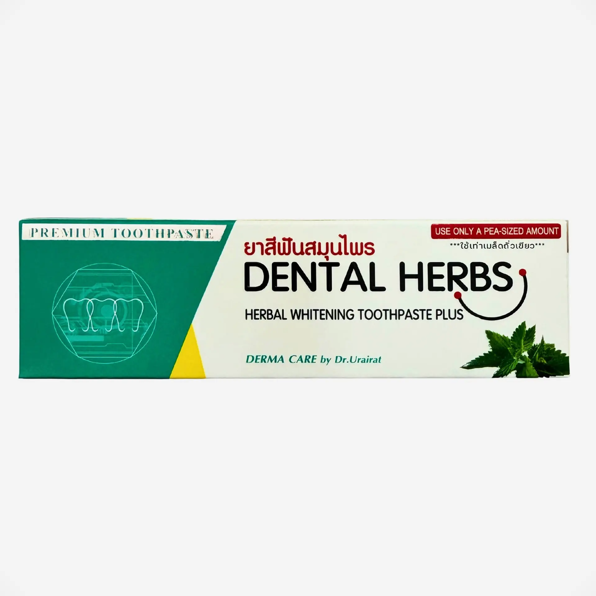 Dental herbs by Dr Urairat  Premium Oral Care Solution  Made in Thailand Product of Real Thai Doctor its Not Only Toothpaste but Cures for Oral Cares Mint Antibacterial