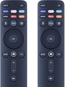 [2 Packs] Universal Vizio Remote XRT260 Replaced IR Fit for All VIZIO Smart TV Smartcast 4K P-Series V-Series D-Series M-Series XRT136 XRT140 with Hbomax,Netflix,PrimeVideo,Plutotv,iHeartRadio,Crackle