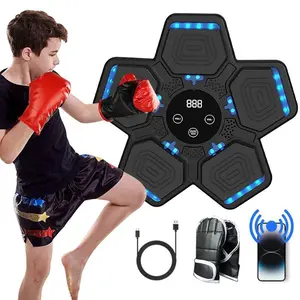 Wall-mounted, interactive boxing impact pad, padding, boxing training gloves, with options for home, gym, and boxing training; suitable for both men and women—the perfect holiday and Christmas gift.