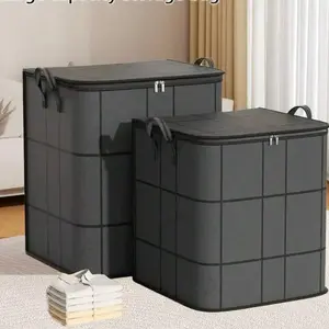 1pac Black Storage Bag - Large Capacity Collapsible Organizer for Home Organization