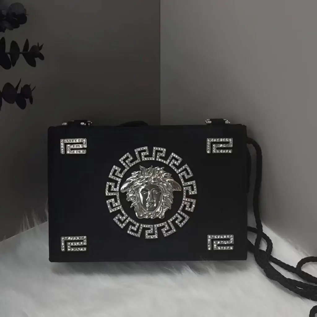 Pre-owned VERSACE COTTON Crossbody Bag VERSACE^/Crossbody Bag/LYB1706922
