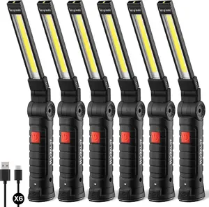 ZANOID Magnetic Rechargeable Work Light - 5 Modes, 360° Rotatable, Cool Gadget for Men, Ideal Father's Day Gift
