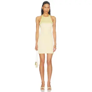 Enza Costa Lustre Mini Dress in Flan