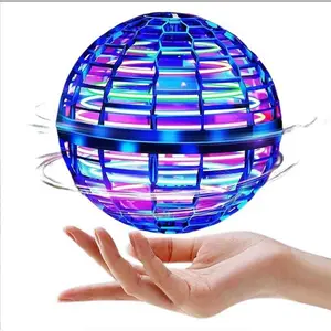 Flying Orb Toy Mini Drone with Hand Control, Smart Flying Ball Ufo Toy with Floating Effect, LED Lights, High-Tech Gyroscope, Interactive Sound Effects, Outdoor Play Gift