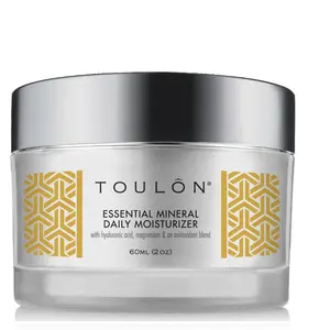 TOULÔN Essential Mineral Daily Moisturizer with Hyaluronic Acid Magnesium & Antioxidants Blend for All Skin Types 60ml