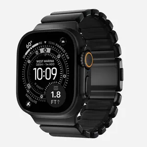 Stratos Band - 49mm | Black Titanium | Black FKM