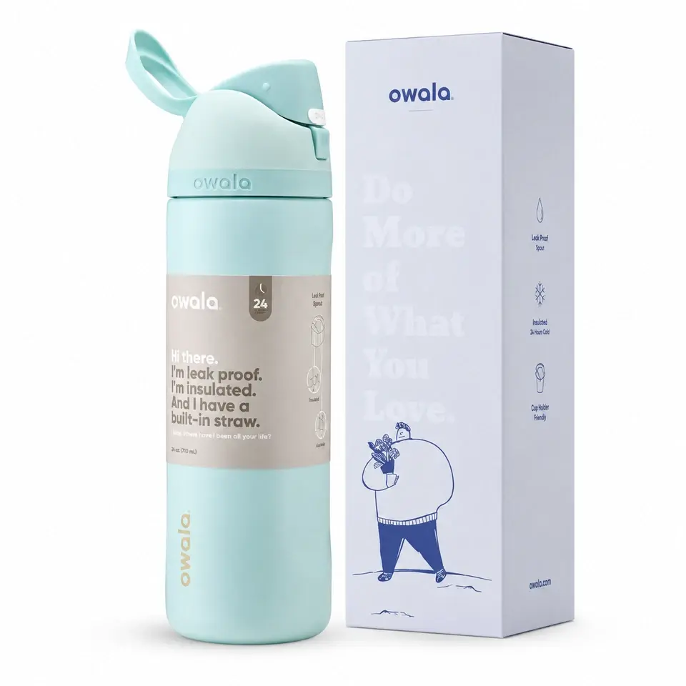 Water Bottle Stainless Steel 24oz Color Summer Paradise