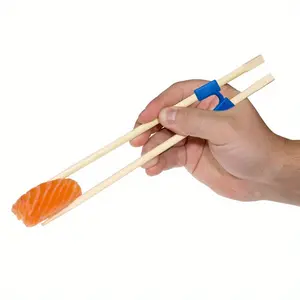 1Pc Plastic Chopstick Clamp Chopstick Aid, Chinese Chopsticks Trainer Holder for Adults Beginner Trainers Reusable Training Small Chopstick Helper