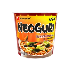 NONGSHIM Korean Spicy Seafood Udon Noodles Cup - 75g | Authentic Ramen Flavor