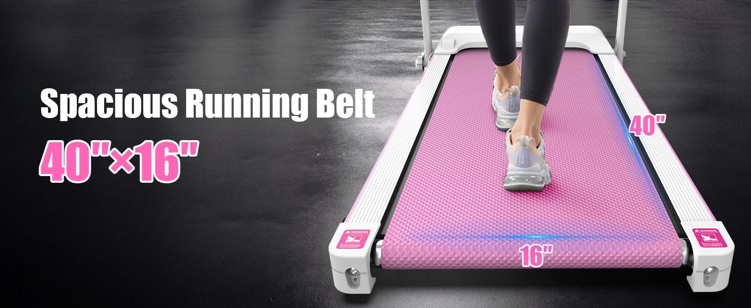 LIVIVOX 7.5 MPH Folding Pink Treadmill with Pulse Sensor 2.5HP Quiet Brushless Motor 265LBS Capacity Adjustable Speed LED Display Multi-Functional Smart Console Large Running Surface Foldable Easy Storage Home Office Fitness Equipment LIVIVOX 7.5 MPH Folding Pink Treadmill with Pulse Sensor 2.5HP Quiet Brushless Motor 265LBS Capacity Adjustable Speed LED Display Multi-Functional Smart Console Large Running Surface Foldable Easy Storage Home Office Fitness Equipment