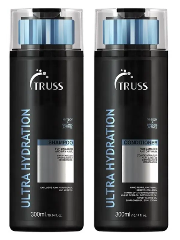 TRUSS Ultra Hydration Shampoo and Conditioner Set Bundle