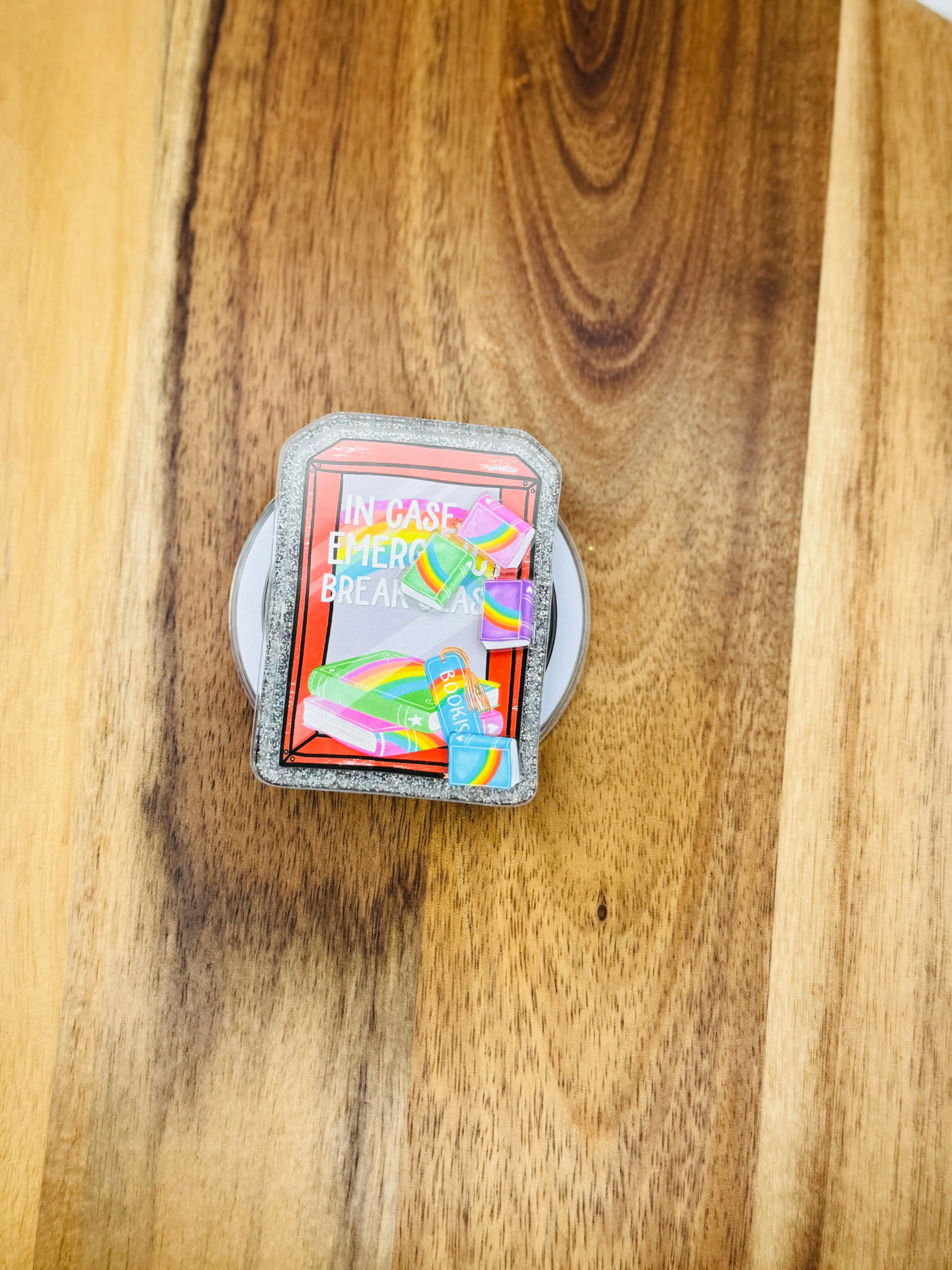 Shaker Phone Grip | In Case of Emergency Break Glass 263