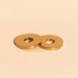 Disc Rounded Huggie Hoop Charms