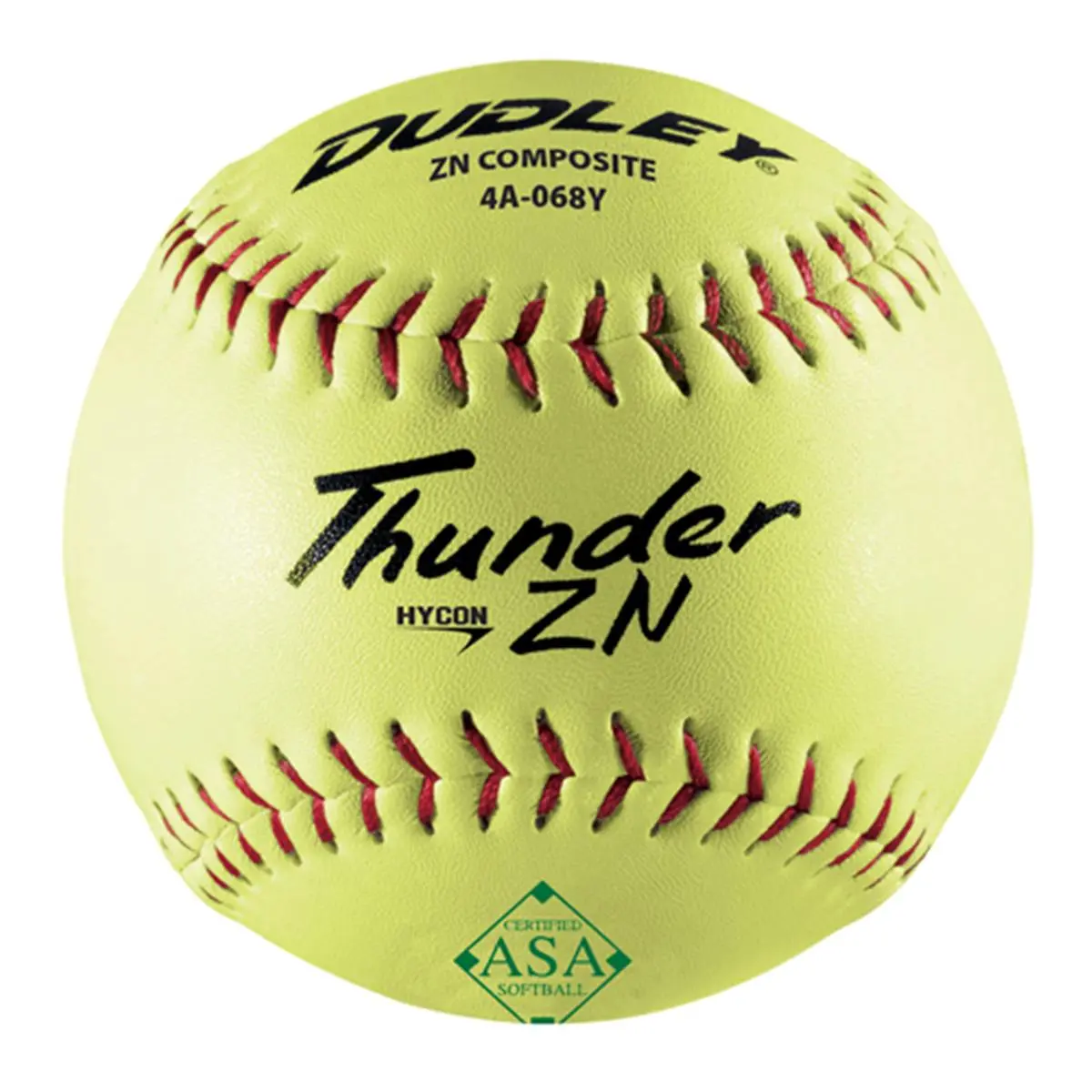 212 MAIN Dudley Thunder Hycon Zn Slow-Pitch Softballs - 12 in., 5.5 lbs., ASA Certified, Standard Size, Pack of 12, Sports & Outdoor Ball Sports Equipment