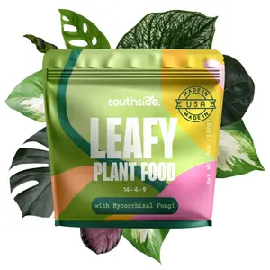 Leafy Plant Food with Mycorrhizal Fungi - Use Year-Round - Makes 200 Liters Gentle Houseplant Fertilizer for Indoor Potted Plants