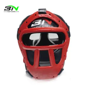 BN Boxing Headgear MMA Muay Thai Face Grill Helmet Head Gear Sparring Wrestling Martial Arts Kick Boxing Boxeo Head Guard MMA