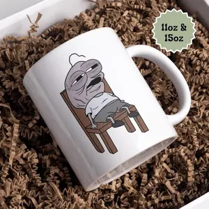 Smiling Friends Mug, Smiling Friends Fun, Trendy, Pim, Gleb, Pim Smiling Friends, Smiling Friends Gift