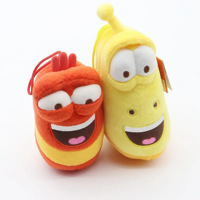 9/17CM Anime Movie Insect Slug Creative Larva Plush Toy Stuffed Soft Cartoon Pillow Home Decor Plushie Toy Girl Birthday Gift