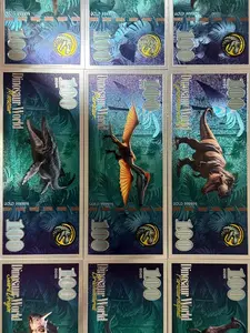 Dinosaur 24k gold foil collectible set