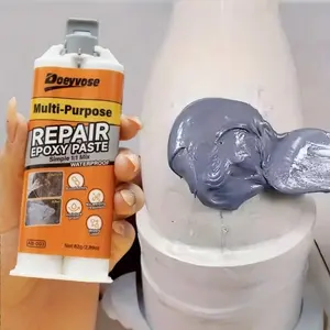 Doeyvose Epoxy Resin Repair Paste, Outdoor Faucet Repair Kit, Waterproof Sealant for Garden Pipes Leaks, Durable and Easy to Use, Long lasting adhesive