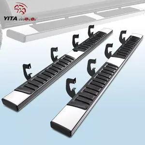 OEDRO 6 inches Running Boards Compatible with 2007-2018 Silverado/GMC Sierra 1500 & 2500HD 3500HD Crew Cab, 2019 Silverado/Sierra 2500HD 3500HD Side Step Nerf Bar (Gas Engine ONLY)