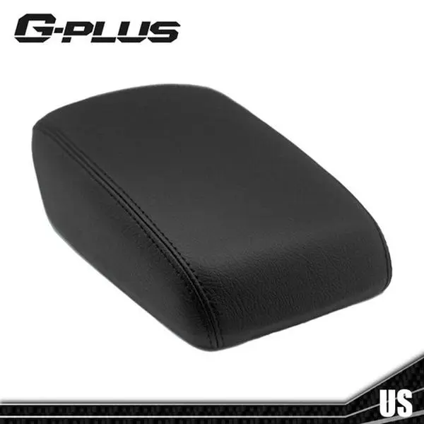 G-PLUS 100% Brand New Direct Fit Synthetic Leather Console Lid Armrest Cover Skin, Car Interior Center Console Lid Armrest Pad Replacement for 08-10 Dodge Charger