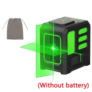Portable High Precision Laser Level, 2-Line Laser Level, Optical Instrument for Indoor & Outdoor Use, Professional Measuring Tool, Laser Leveler Tool