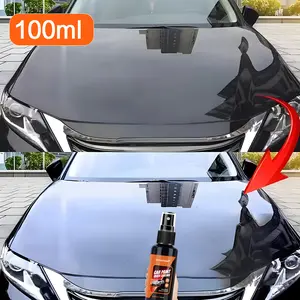 Car Ceramic Nano Quick Coating Agent - - Advanced Hydrophobic Liquid Polishing Coating for Ultimate Paint Protection and Shine | Nano Crystal Technology | Easy Application for a Brilliant Finish | Ceramic Coating Spray