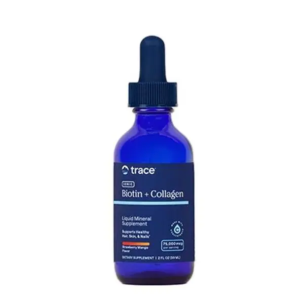 Trace Minerals Ionic Biotin + Collagen hydrolyze highly absorbable liquid  Supplement