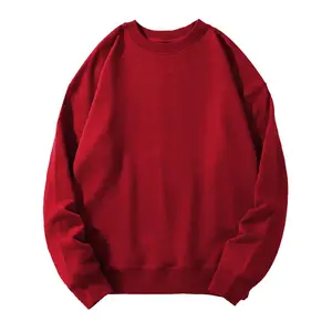 Digitex Unisex Fleece Crewneck Sweatshirt Cozy Long Sleeve Loose Fit Pullover Shirts Casual Korean Minimalist Style 2025 Cotton Blend Relaxed Fit Oversized Tops Sizes S-3x