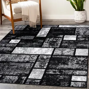 Geometric Colorblock Modern Area Rug