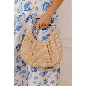 Delilah Raffia Woven Tote