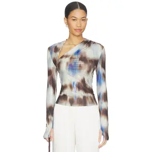 MADISON THE LABEL x REVOLVE Laury Mesh Top in Solune Print