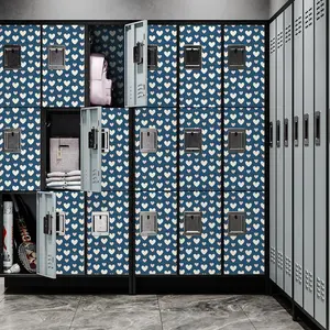 Heart Pattern Magnetic Wallpaper, 1 Count Removable Waterproof Magnetic Wall Sticker, Decorative Sticker for Home School Office