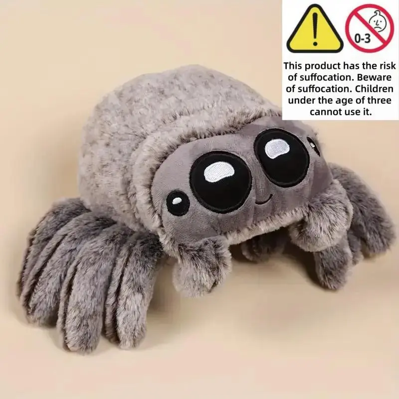 Halloween Plush Spider Doll for Spooky Party Decor, Soft and Cute Halloween Home Decorative Piece, Ideal for Festive Parties and Gatherings