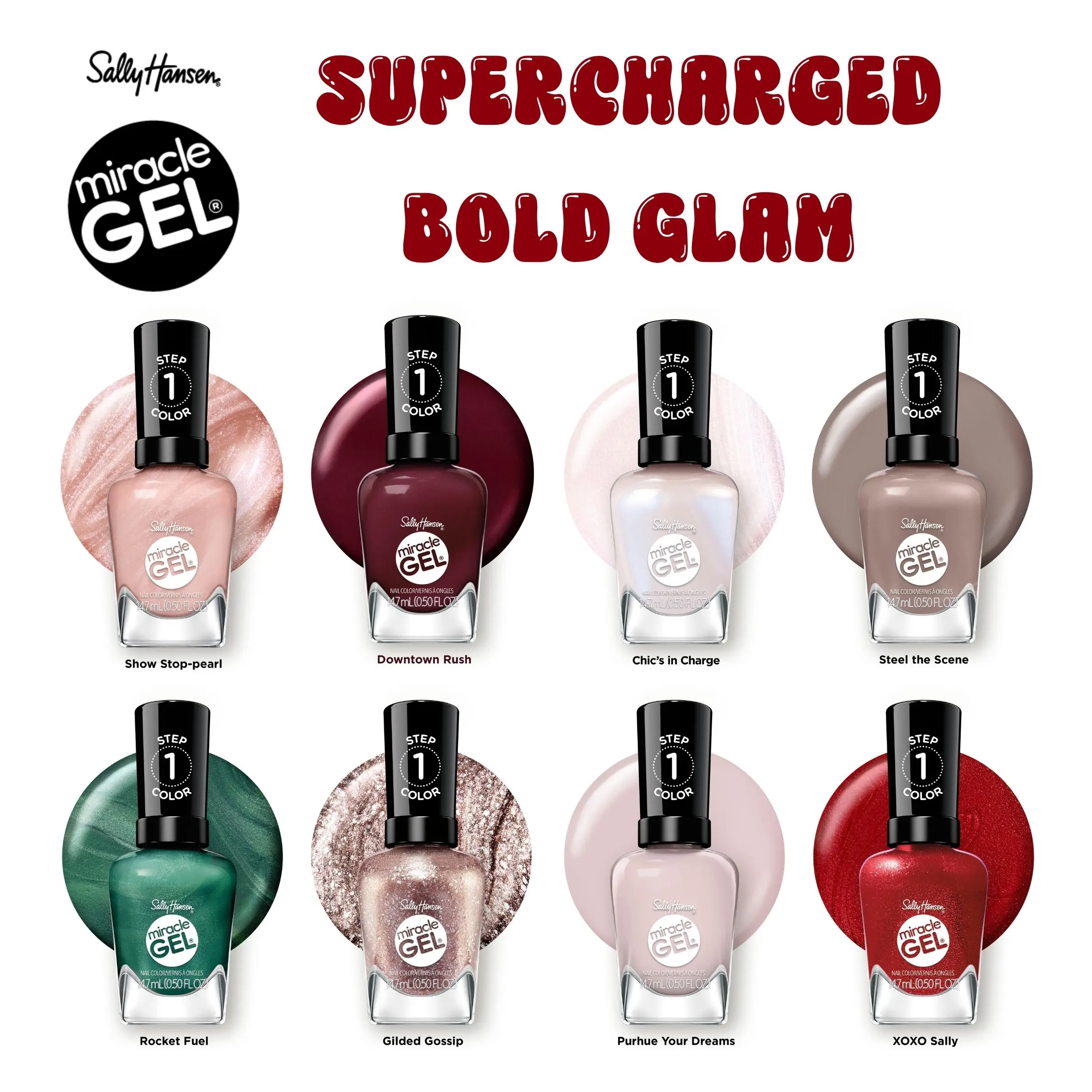 Sally Hansen Miracle Gel Supercharged Glam Nail Polish