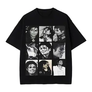 The King of Pop Michael Jackson T-Shirt, Pop Music Legend Graphic Tee, Retro Fan Shirt for Men Women, Vintage Style Tribute Apparel, Unisex Soft Cotton Trendy Top