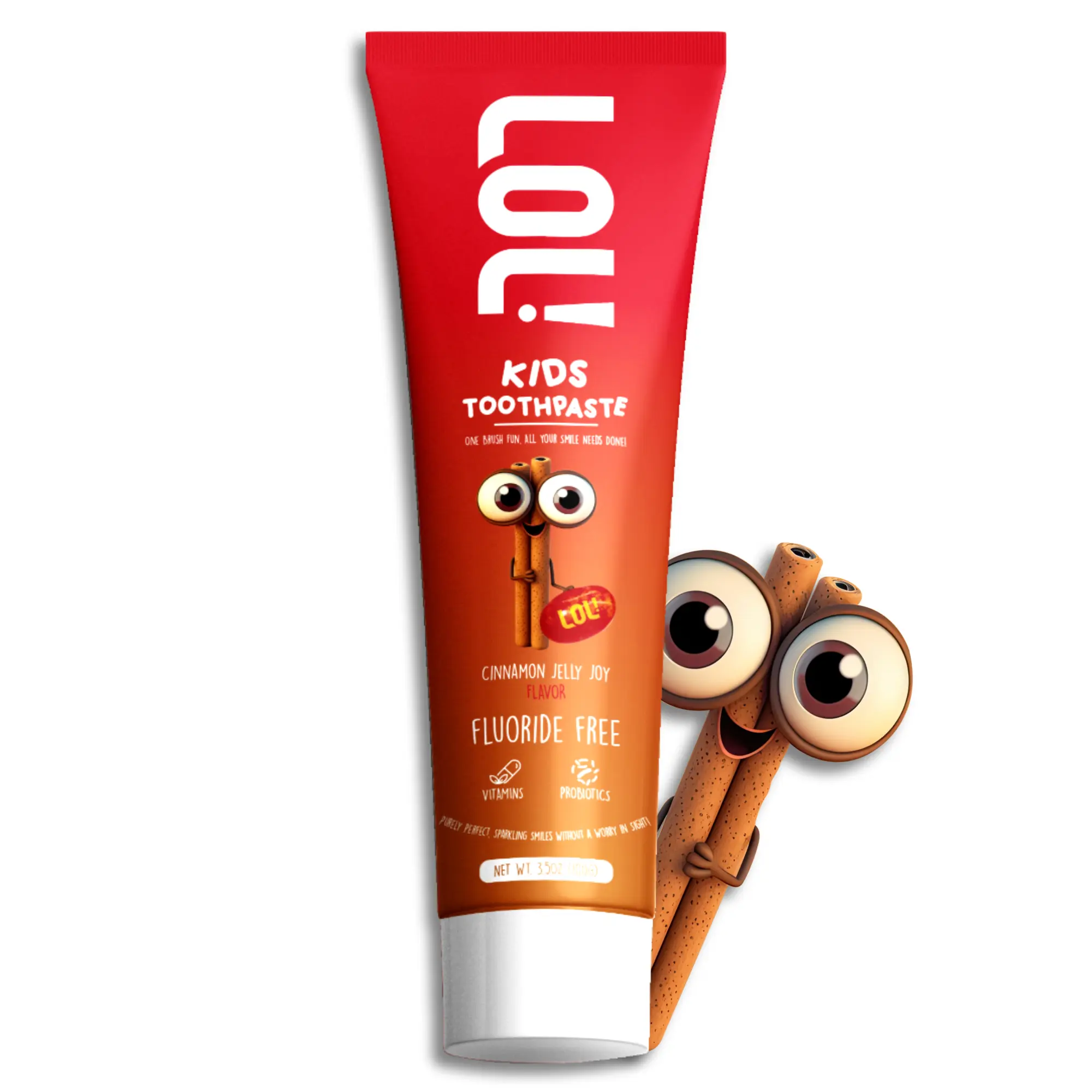 LOL Fluoride Free Toothpaste Kids (Cinnamon) LOL Fluoride Free Toothpaste Kids (Cinnamon)