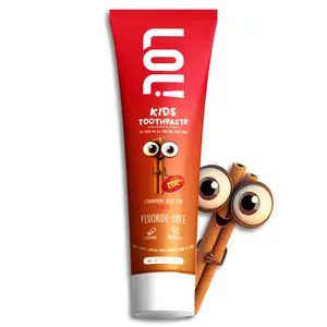 LOL Fluoride Free  Toothpaste Kids (Cinnamon) kids hydroxyapatite nano boka  hello remineralizing  pasta dental dientes
