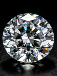 Classic Round Moissanite Loose Gemstone, D Color, Colorless, Vvs1 Clarity, 0.3-5 Carat, Perfect DIY Jewelry Making, Ideal Gift Choice