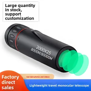 30x25 Monocular Telescope Low Light Night Vision Outdoor Mobile Phone High Magnification HD Mini Portable